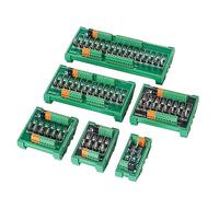 Placa amplificadora de carril Din de salida CC, placa de relé PLC, placa de Control MCU de 24V, Transistor SOM de 2/4/6/812/16 vías, 1 Uds.(GKF04NP-N)