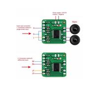 Placa Amplificadora de Potencia Diferencial 2X10W Amplificador de Potencia de Audio Digital Clase D HT8697 3,6-8,5 V Entrada Diferencial