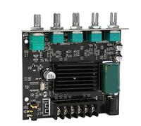 Placa Amplificadora de Potencia Digital DC12 24V, ZKMT21 BT Amplificador Bluetooth Estéreo de Alto Sonido ZK MT21 2.1 Amplificadores DC1224V para 15100W 48Ω Placa de Altavoces