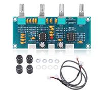 Placa amplificadora de potencia digital, módulo de placa de doble canal, módulo amplificador de voz de Control de graves y agudos, Chip NE5532 DC12V ~ 24V