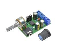 Placa amplificadora de sonido estéreo de 2 V, 12 V, voltajes anchos, estéreo de 3,5 mm, interfaz de entrada auxiliar, control de volúmenes, tablero de música de doble canal