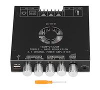 Placa Amplificadora de Subwoofer, Placa Amplificadora Bluetooth Placa AMP Estéreo de 2.1 Canales Módulo Amplificador de Potencia de Audio para Tienda de Cine en Casa