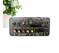 Placa Amplificadora | Inalámbrico Estéreo Pantalla Ranura Tarjetas USB - Módulo Amplificador | para Hombres y Mujeres Audio Doméstico Karaoke Viajes Reuniones Actividades al Aire