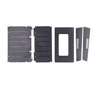 Placa antideslizante de Metal modelo RC, apta para portaequipajes Traxxas 82056-4, mejora decorativa ligera, aleación de aluminio negra, 1 unidad