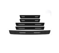 Placa antirayaduras Revestimiento Maletero Alféizar de Puerta de Coche, Pegatinas Protectoras para Parachoques de Maletero, para Hyundai para Accent 2017-2021(5pcs)