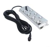 Placa atomizadora de acero inoxidable para nebulización de estanques de peces y rocalla, opciones de boquilla personalizables de 2 a 10 cabezas, tecnología silenciosa para la creación de atmósfera