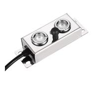Placa atomizadora personalizable para estanques de peces, generador de niebla de acero inoxidable con múltiples opciones de boquilla (dos cabezales)