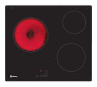 Placa Balay 3EB764EN Vitrocerámica 3 zonas 59,2 cm Negro sin marco