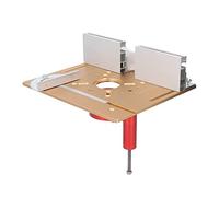 Placa Bancaria de Carpintería de Aleación Aluminio Enrutador para Operaciones Fresado Precisión (GOLD)