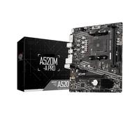 Placa Base A520M-A Pro Compatible con CPU Ryzen R3, R5 y R7, Serie 5000 y 3000, AM4, M.2, NVME, Doble DDR4.