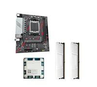 Placa Base AM5 B650 MATX Compatible con CPU de Escritorio Ryzen7000-9000Series DDR5, Kit Ryzen7500F de 32 GB, B650M-D de múltiples Opciones(Motherboard+CPU+RAM)