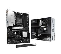 ASRock Placa base B550 Rock WiFi – ATX zócalo AM4 DDR4 WiFi 6E PCIe 4.0 CrossFireX 90-MXBV20-A0UAYZ