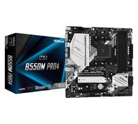 Placa base ASRock B550M PRO4 para procesadores AMD Ryzen 3000 con soporte DDR4