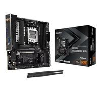 ASRock B850M Challenger WiFi Socket AM5 Micro-ATX Placa Base, B850, Compatible con AMD Ryzen Serie 9000/8000/7000, DDR5 8000+(OC), PCIe 5.0, WiFi 7, LAN 2.5G, Puertos Lightning para Juegos