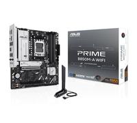 ASUS Prime B850M-A WiFi, Placa Base AMD mATX, Ranura DDR5, PCIe 5.0 Ready, 3 Ranuras M.2, Wi-Fi 6E, Ethernet Realtek 2.5 GB, DisplayPort, HDMI, USB-C Frontal de 5 Gbps, BIOS Flashback, Aura Sync