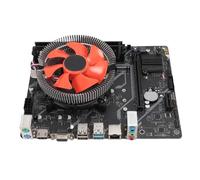 Placa Base ATX para Juegos H311, Combinación de CPU de Placa Base de Computadora de Doble Canal DDR4 8G con Ventilador, Compatible con ME PCIE X4 M.2 SSD, 3 X SATA, VGA, Interfaz