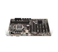 Placa base B250 BTC 12P para minería, placa base para juegos compatible con LGA 1151 2xDDR4 DIMM máximo 16G, 12 ranuras GPU, VGA HDMI M.2, 4 x SATA3.0
