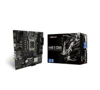 Placa Base Biostar H610MT-E Intel H610 LGA 1700 DDR4 Micro ATX Sin WiFi M.2 HDMI DisplayPort
