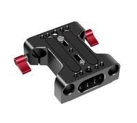 Placa Base Cámara Multipropósito Barra 15 Mm Barra Varilla Aluminio Montaje del Trípode Aluminio Base para Plataformas Soporte Plataformas DSLR