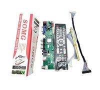 Placa base con chip V56 sin unidad HDV56R/U-AS V2.1, placa base for TV AV única, tapa de salto en inglés con caja de color en múltiples resoluciones(D)