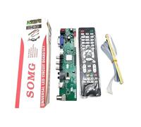 Placa base con chip V56 sin unidad HDV56R/U-AS V2.1, placa base for TV AV única, tapa de salto en inglés con caja de color en múltiples resoluciones(C)