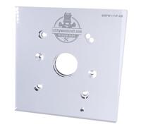 Placa base cuadrada de 3/8 pulgadas de grosor de 6 pulgadas con compatibilidad de bujes para base de inmersión Bosch Colt 1.25 HP Pr111 (GKF125CE)