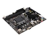 Placa Base DDR3, Placa Base de Escritorio H81 LAG1150 con HDMI SATA 2.0 Soporte USB 2.0 VGA + Salida Doble HDMI, Compatible con Memoria de Escritorio DDR3 1066/1333/1600