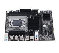 Placa Base DDR3, Placa Base PCB con Puerto SATa USB2.0 de Memoria ECC, Ranura para CPU LGa 1366, para Intel X58, Compatible con 2 × DDR3 DIMM, Placa Base para Juegos de 1366 Pines