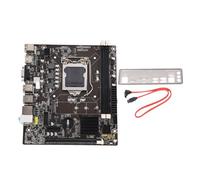 Placa Base DDR3, Soporte para Placa Base de Computadora 1155 Pines I3 I5 I7 Procesador 2 DDR3 100M Interfaz de Red, Placa Base para Juegos de Potencia Estable de Red de Alta Velocidad