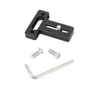 Placa base de cámara de metal para monitores, sistemas de jaula de montaje roscado de 1/4 pulgadas, instalación sin esfuerzo, compatibilidad con múltiples dispositivos, placa de jaula de fotografía de