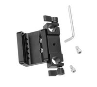 Placa base de cámara multiusos con abrazadera de doble varilla de 15 mm para accesorios del sistema DSLR