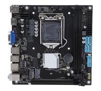 Placa Base de Computadora LGA1150, Placa Base H81M - I ITX para Xeon E3 V3, 2 * DDR3 hasta 16G PC ECC REG, Canal ALC897 HD 5.1 con Alimentación de 24 Pines, 6 * USB2.0, Ranura