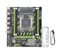 Placa Base de Computadora, RTL8111HN Adaptador de Red Gigabit Placa Base X79G 4xDDR3 6xUSB2.0 2xSATA2.0 1xSATA3.0 Placa Base de Computadora