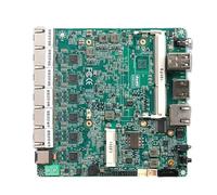 Placa Base de Control Industrial J1900/E3845, 6 Puertos multiserie de Red, Mini enrutamiento Suave, inspección Visual, Host pequeño Industrial