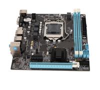 Placa Base de CPU LGA 1155, DDR3 de Doble Canal, Fuente de Alimentación Trifásica M.2 NVME con VGA, USB 2.0 SATA2.0, Placa Base ITX para CPU de la Serie I3 I5 I7, Interfaz NVME