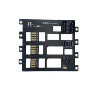 Placa Base de Disco Duro SAS/ para Servidor de Almacenamiento NAS, Adaptador de 6 Gbps SFF8643 A HDD SSD de 4 Bahías, Fuente de Alimentación 4D de