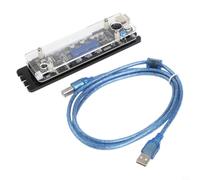 Placa base de enrutador CNC de 32 bits para grbl Dual Y-Axis Support CNC | 10 kHz para pwm para frecuencia, detalles de grabado más finos, procesador de 32 bits, interfaz USB-B, alto control