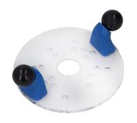 Placa Base de Enrutador, Placa Base de Mesa de Enrutador Universal, Orificios Preperforados de PVC Transparente, Se Adapta a la Mayoría de Enrutadores de Recortadora, Estable