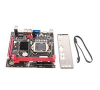 Placa Base de Escritorio Memoria PCIe 16X DDR3 Puerto VGA HD Alimentación multifásica SATA3.0 LGA1155 Reemplazo de la Placa Base Placa de Hierro Cable de conexión Manual del