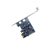 Placa Base de Escritorio Tarjeta Adaptadora PCI-e A Tipo C Tarjeta de Expansión Tipo C de Doble Puerto Que Utiliza la Tarjeta Host ASM1042