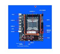 Placa Base de Escritorio X99H + Cable de Conmutación B85 Lga2011-3, 4 Ranuras de RAM DDR4 REG ECC, M.2 PCIE SATA3.0, Placa Base para Juegos X99