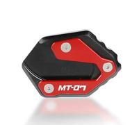 Placa Base De Extensión Para Pata De Cabra Lateral De Para YAMAHA MT07 R7 MT09(Red 1)