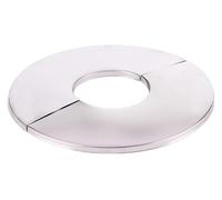 Placa base de grifo, brida partición pared, cubierta decorativa con forma escudo circular, bloqueo orificios tubería(Inner diameter 61mm)