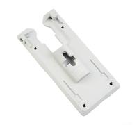 Placa base de hoja de sierra de calar de repuesto para sierra de calar Bosch 4304 - Placa inferior de aluminio con diseño estable de doble tono plateado/negro (placa inferior de hierro)