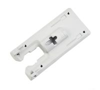 Placa base de hoja de sierra de calar de repuesto para sierra de calar Bosch 4304 - Placa inferior de aluminio con diseño estable de doble tono plateado/negro (base inferior de aluminio)