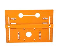 Placa Base de la Máquina de Corte, Placa de Enrutador de Bancos de Carpintería Multifuncional, Plástico de Ingeniería, Motor de 4 Pulgadas Universal, 28 X 20 Cm
