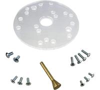 Placa base de mesa de enrutador de acrílico de 6 1/2 pulgadas para enrutador Bosch 1615, 1617, 1618