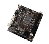 Placa base de ordenador MicroATX H61 de alto rendimiento, compatible con procesadores Socket 1155, 10 puertos USB