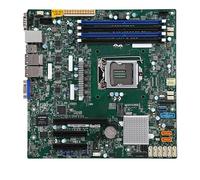 Placa Base de Paquete Industrial X11SSH-LN4F para Servidor de un Solo Enchufe E3-1200v6v5 C236 Quad GbE LAN M.2 SATA3 LGA1151