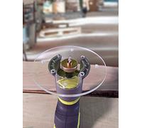 Placa base de plexiglás de 1/4 pulgadas de grosor para router ryobi one+ PCL424B con un hueco para bujes. (círculo de 6 pulgadas)